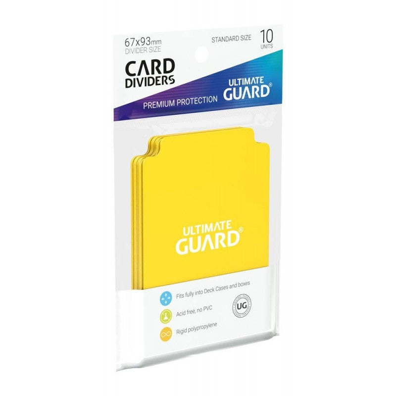 CARD DIVIDERS: STANDARD SIZE- YELLOW