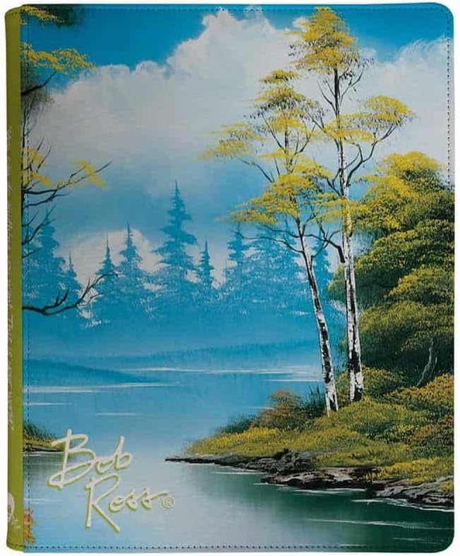 ULTRA PRO BOB ROSS LAKESIDE PATH 9-POCKET ZIPPERED PRO-BINDER-Juegos De Mesa-Juegos de Mesa-Akibara Xpress