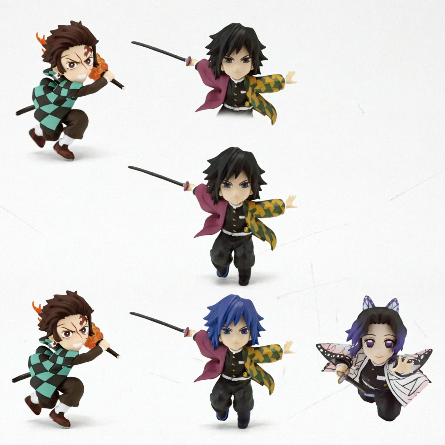 WCF Demon Slayer World Collectable Figure Vol 4. Tanjiro Tomioka Shinobu-Figuras-BANPRESTO-Akibara Xpress