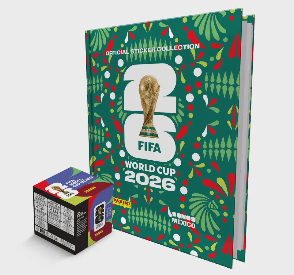 WORLD CUP 2026 ALBUM PASTA DURA + CAJA DE SOBRES 100 SOBRES-Comics-PANINI-Akibara Xpress