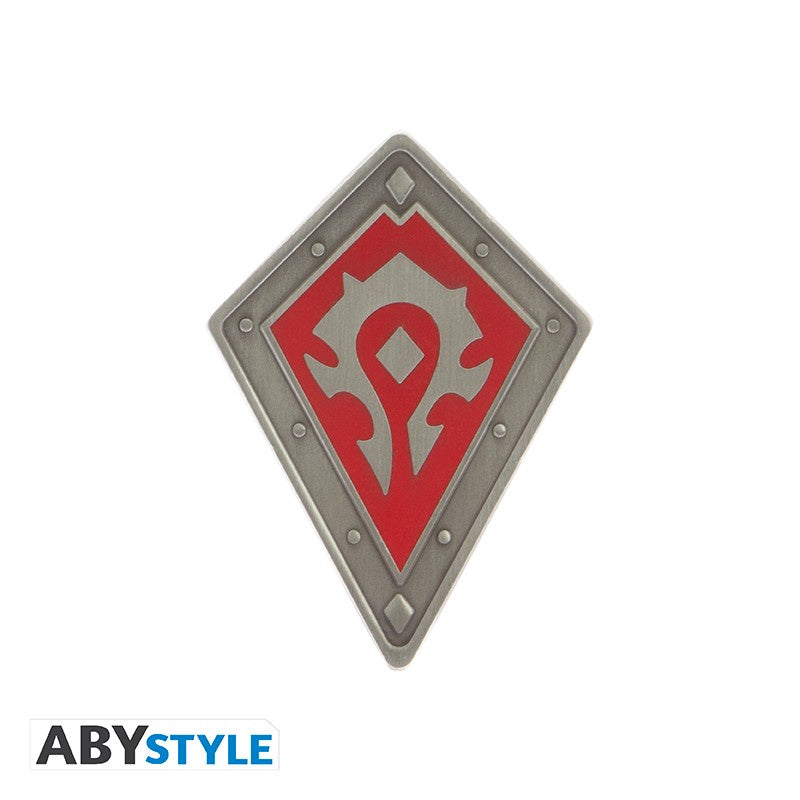 WORLD OF WARCRAFT - Premium Magnet - Horde logo-Llaveros-ABYSTYLE-Akibara Xpress