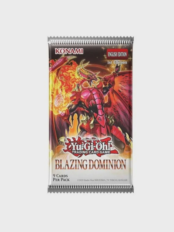 YU GI OH TCG BLAZING DOMINION BOOSTER INGLES-TCG-Juegos de Mesa-Akibara Xpress