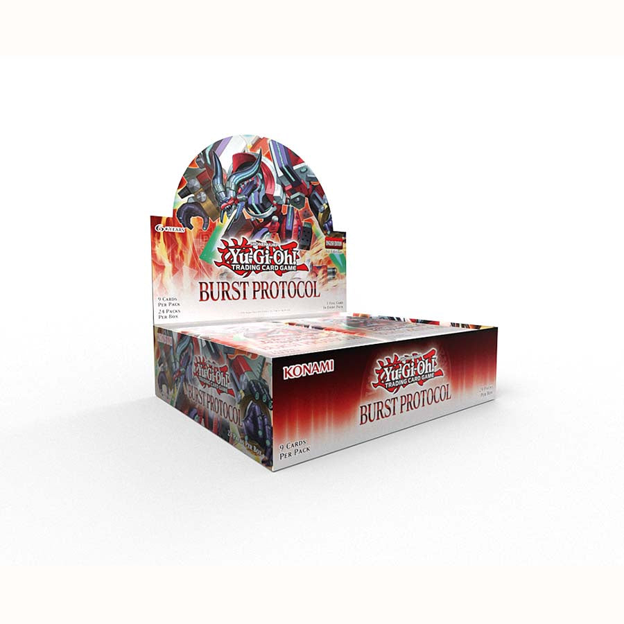 YU GI OH TCG BURST PROTOCOL BOOSTER DISPLAY INGLES-TCG-Juegos de Mesa-Akibara Xpress