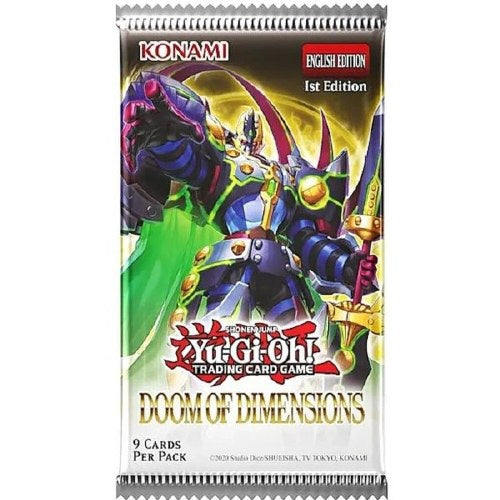 YU GI OH TCG DOOM OF DIMENSIONS BOOSTER INGLES-TCG-Juegos de Mesa-Akibara Xpress