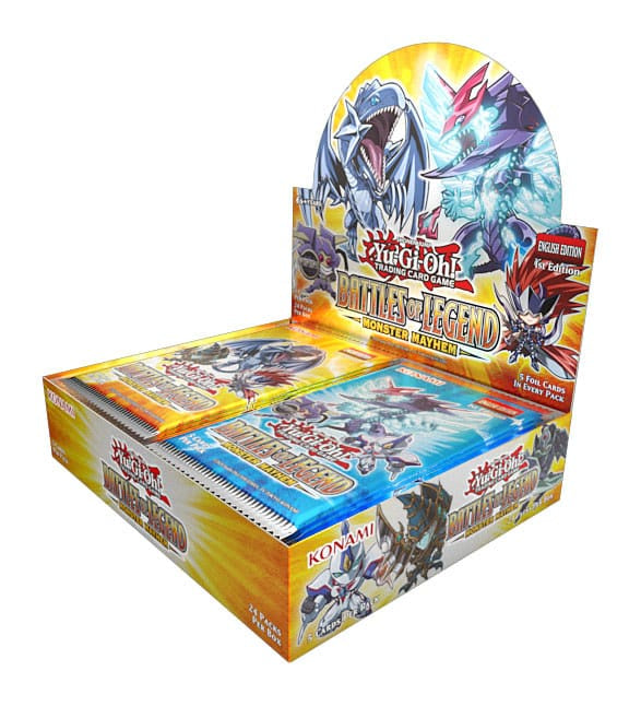 YU GI OH TCG MONSTER MAYHEM DISPLAY INGLES-TCG-Juegos de Mesa-Akibara Xpress