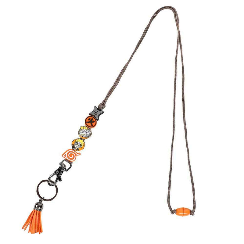 Naruto Character Charm Lanyard