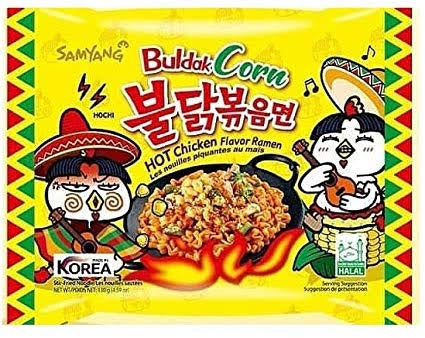 Samyang Hot Chiken Flavor Ramen Corn