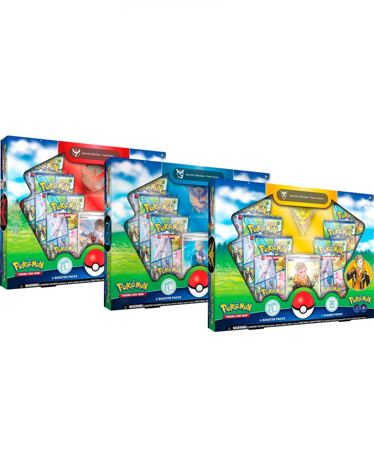 CAJA POKEMON TRADING CARD GAME POKEMON GO TEAMS SPECIAL COLLECTION INGLÉS