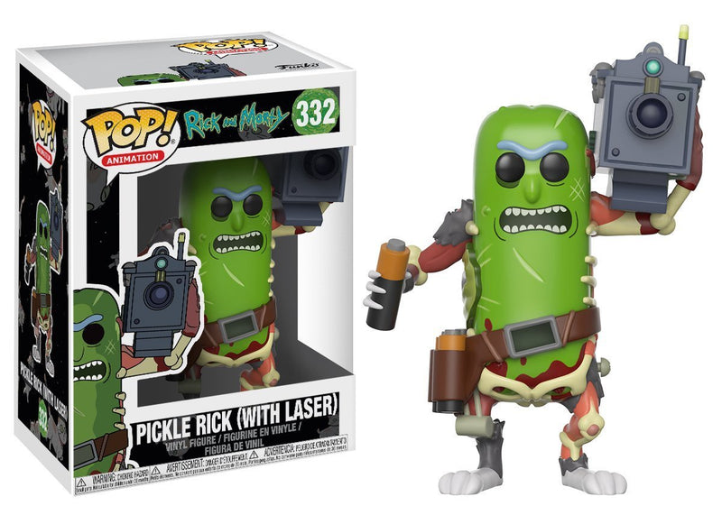 Funko Pickle Rick With laser 332