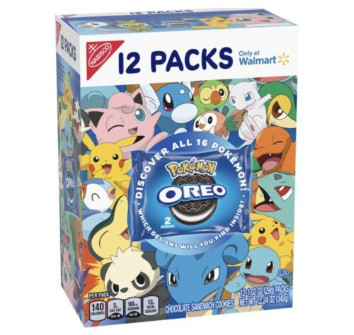 12 Pack Pokemon Oreo 25 Aniversario-Alimentos-Pockys-Akibara Xpress
