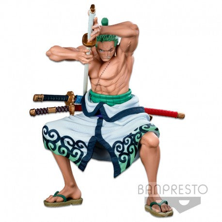 One Piece Banpresto World Figure Colosseum 3 Super Master Stars Piece The Roronoa Zoro [The Brush]