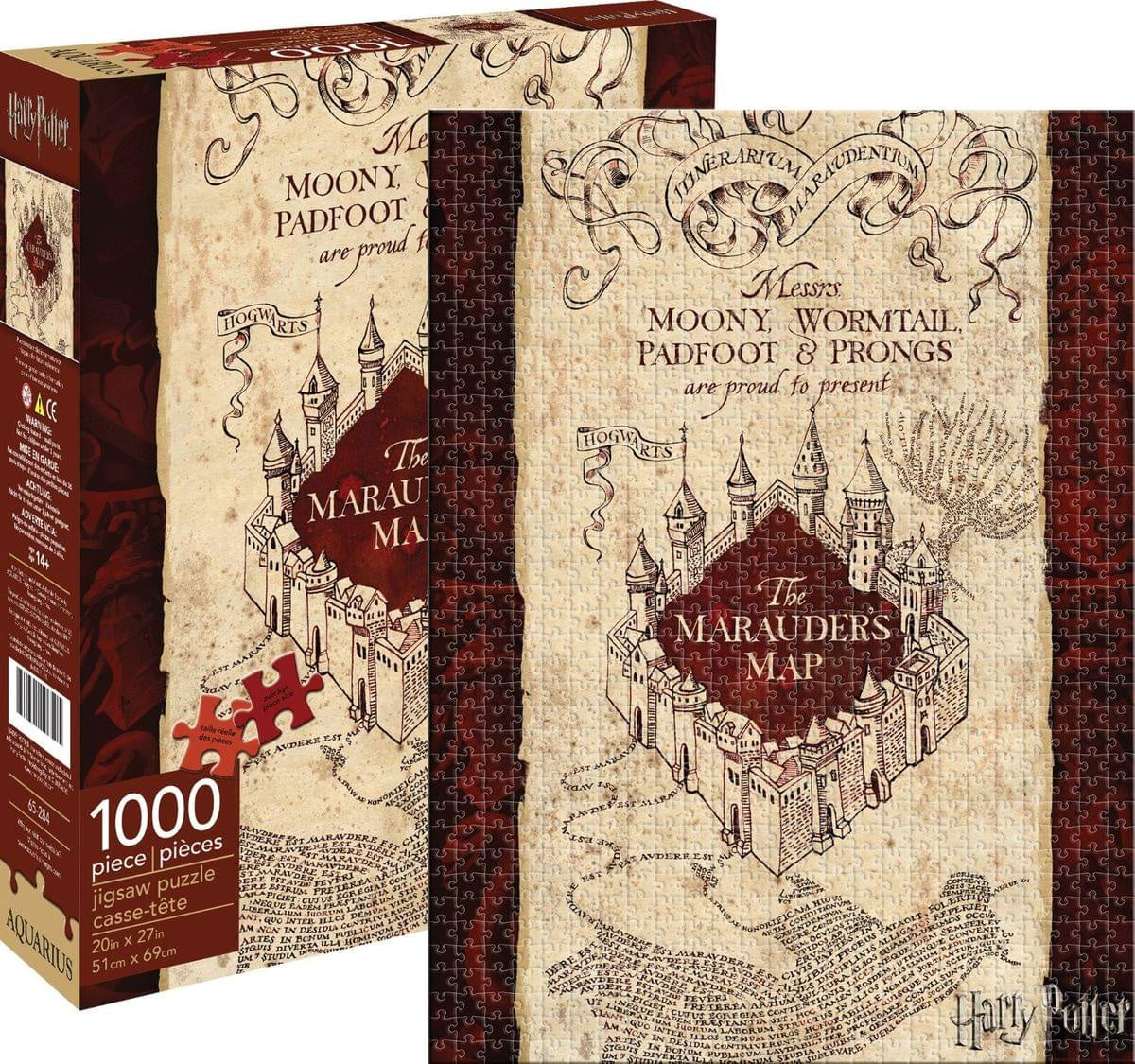 Harry Potter Marauder's Map 1,000-Piece Puzzle