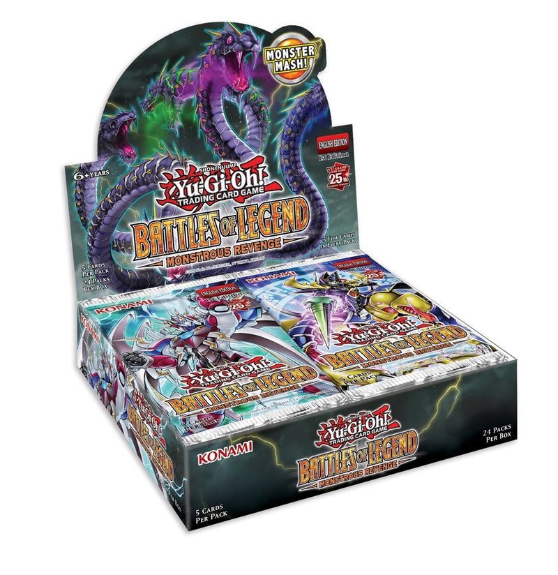 YU GI OH TCG BATTLES OF LEGEND: MONSTROUS REVENGE DISPLAY