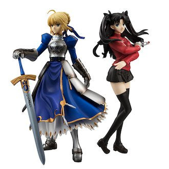 Fate Stay Night Set Saber y Rin