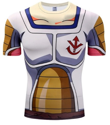 Playera Licra Vegeta Escudo 2XL