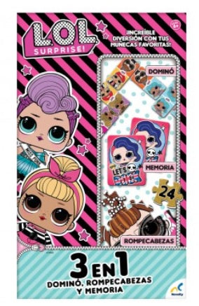 Set de juegos 3 en 1 LOL Surprise
