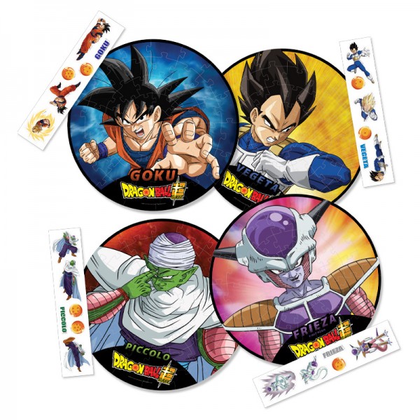Rompecabezas Dragon Ball Super en esfera de metalica