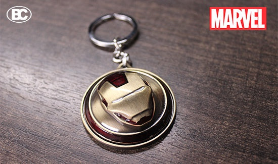 Llavero iron man giratorio