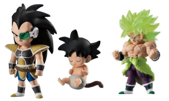 Set Dragon Ball Adverge 9 Movie Special Set 2 piezas SSJ Broly , Raditz & Baby Kakaroto