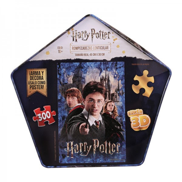 Rompecabezas coleccionable Harry Potter Lenticular en caja metalica con250 piezas