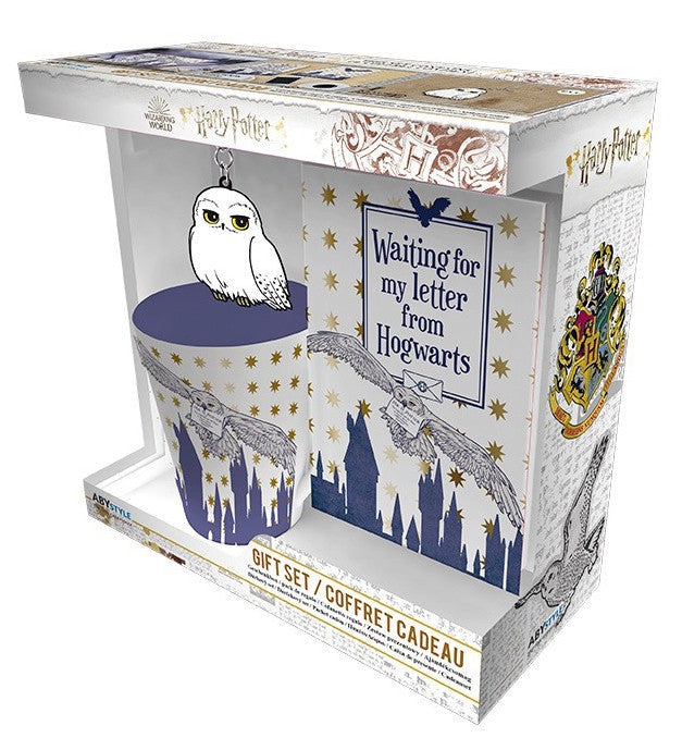 Harry Potter - Taza Magica Hedwig + Llavero Gift Set