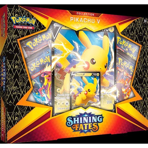 SHINING FATES PIKACHU V BOX INGLES