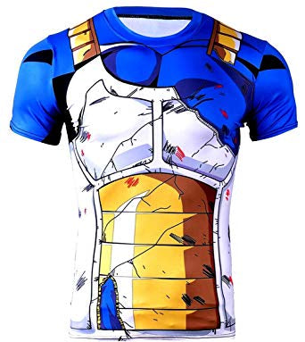 Playera Licra Vegeta  Damaged Armor