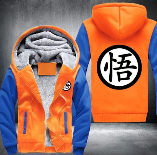 Chamarra Afelpada Goku Naranja