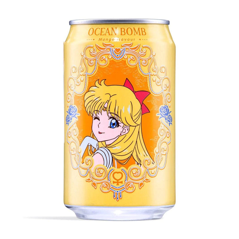 OCEAN BOMB SAILOR MOON AGUA GASIFICADA SABOR MANGO 330ml