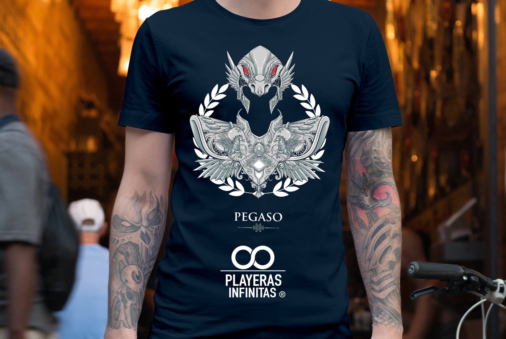 PLAYERA CABALLEROS PEGASO