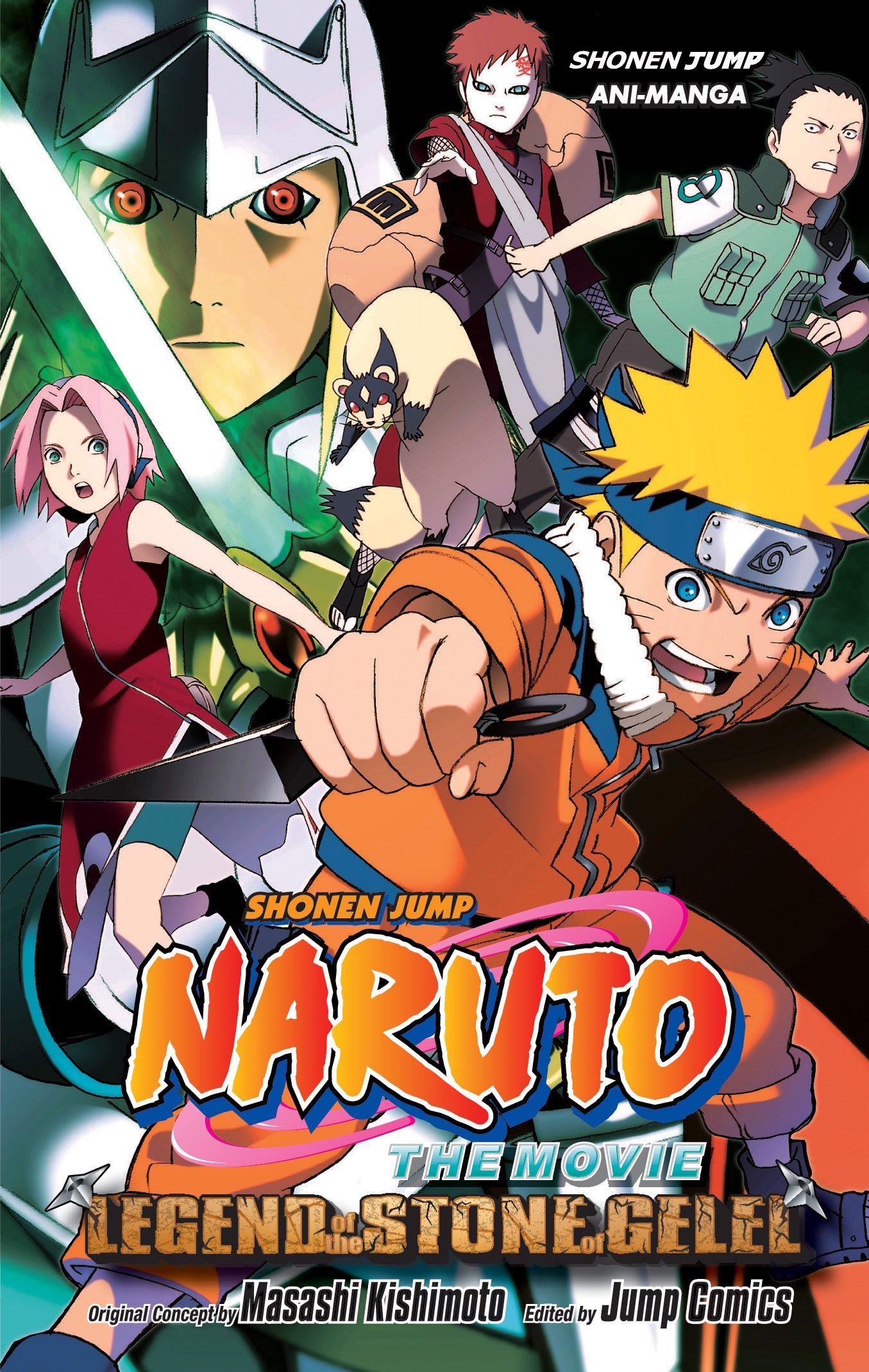 NARUTO MOVIE ANI-MANGA LEGEND OF THE STONE OF GELEL INGLES