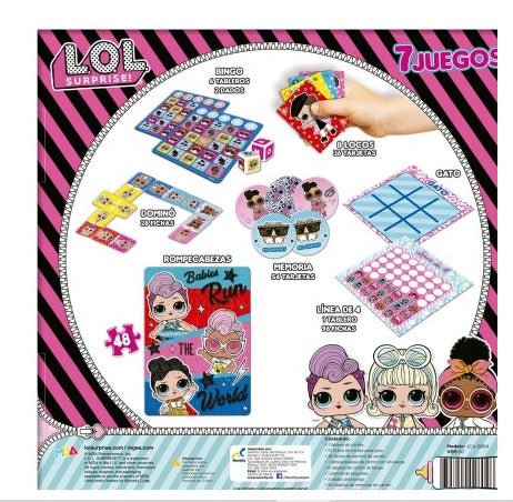Set de Juegos 7 en 1 LOL Surprise
