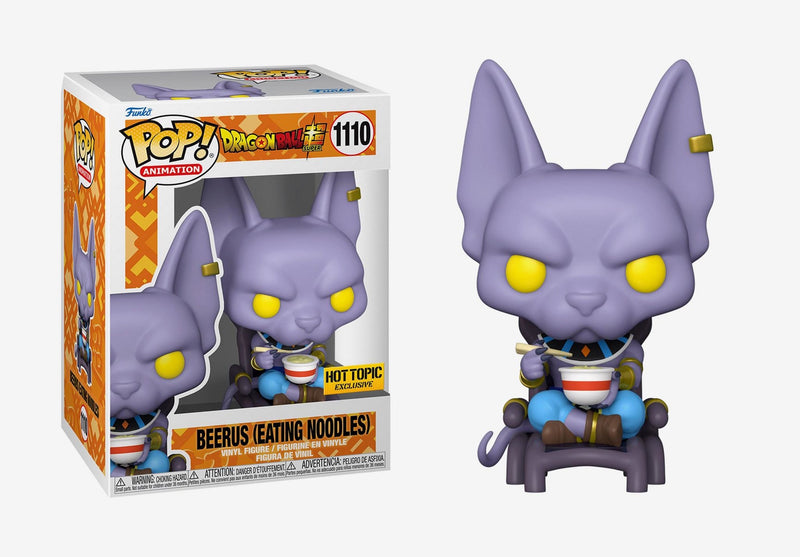 Funko Beerus (eating Noodles) 1110 Hot Topic Exclusive