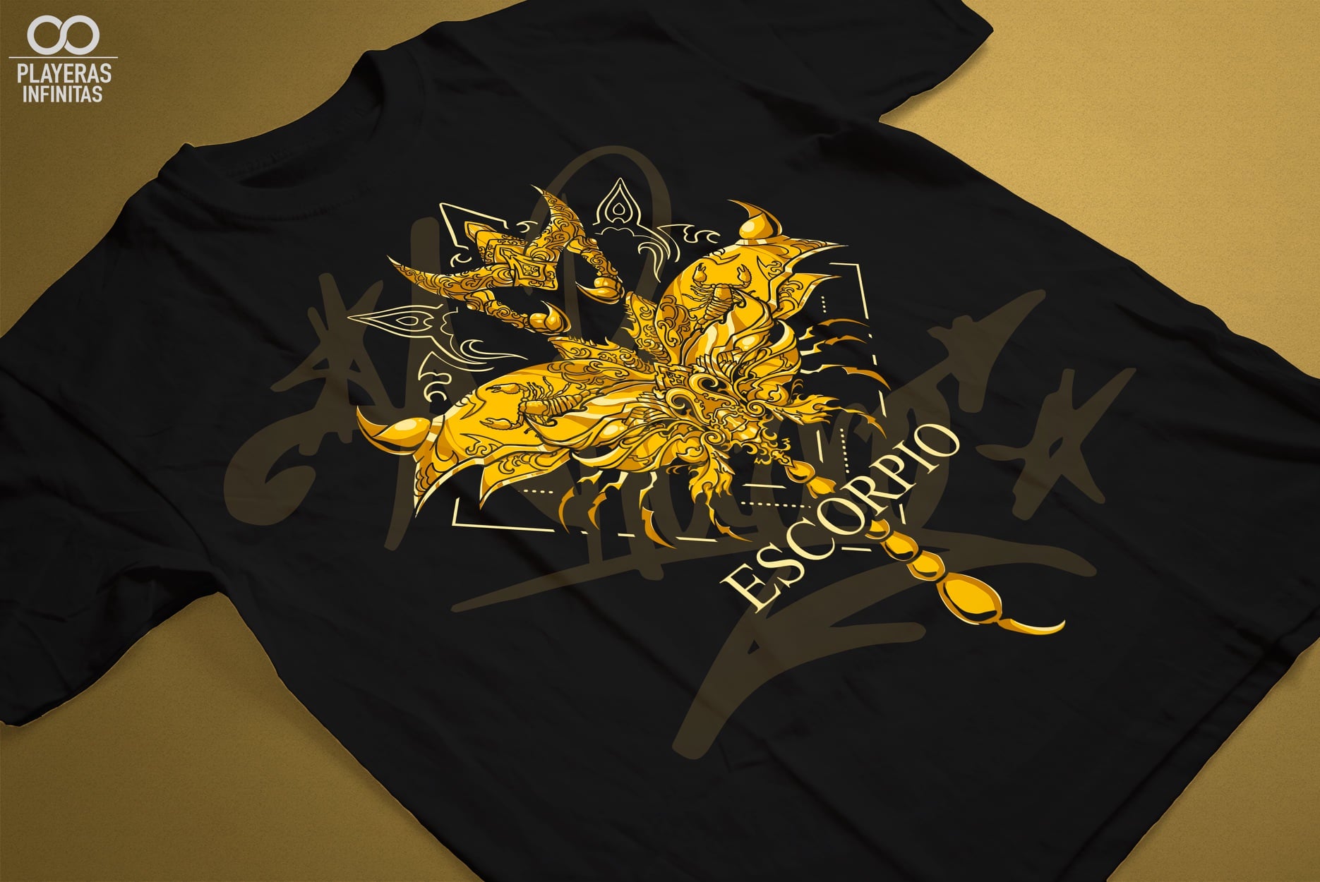 PLAYERA CABALLEROS ESCORPION