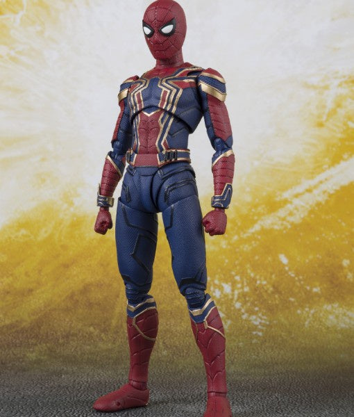 SH Figuarts IRON SPIDER and TAMASHII STAGE