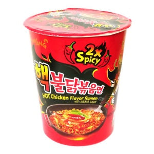Samyang Fideo Extra Picante sabor Pollo Vaso