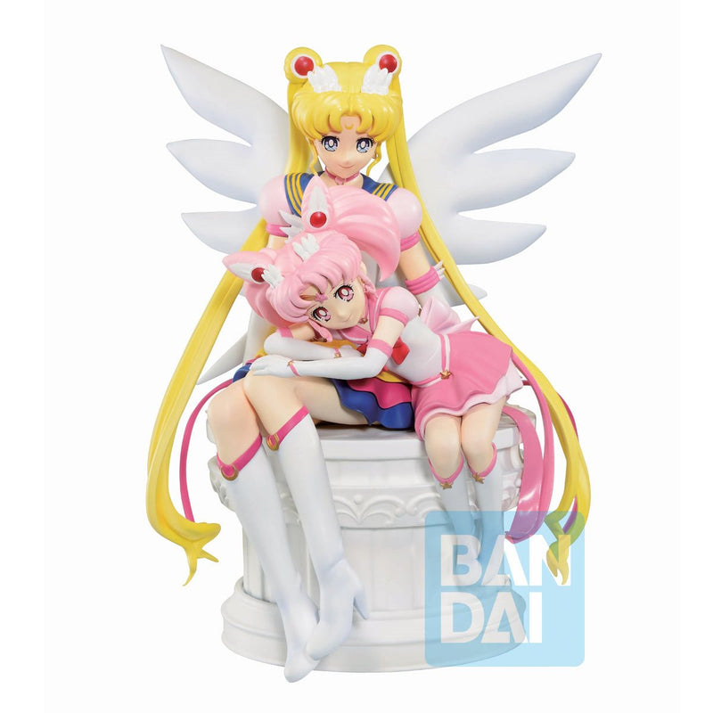 SAILOR MOON ETERNAL THE MOVIE ETERNAL SAILOR MOON AND ETERNAL SAILOR CHIBI MOON ETERNAL SAILOR GUARDIANS ICHIBAN STATUE