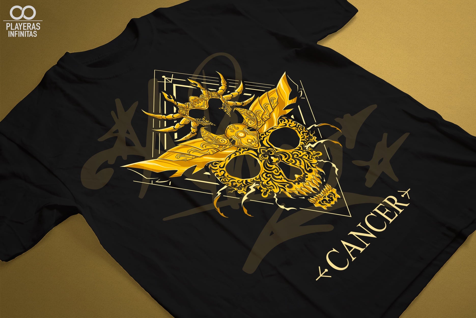 PLAYERA CABALLEROS CANCER