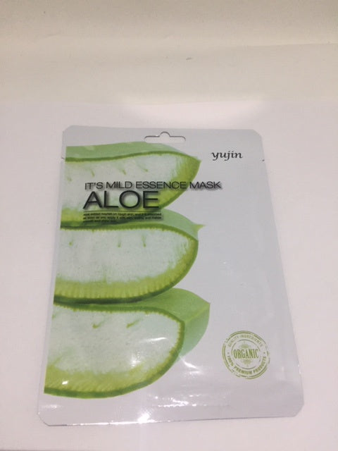 Mascarilla para rostro aloe Yujin