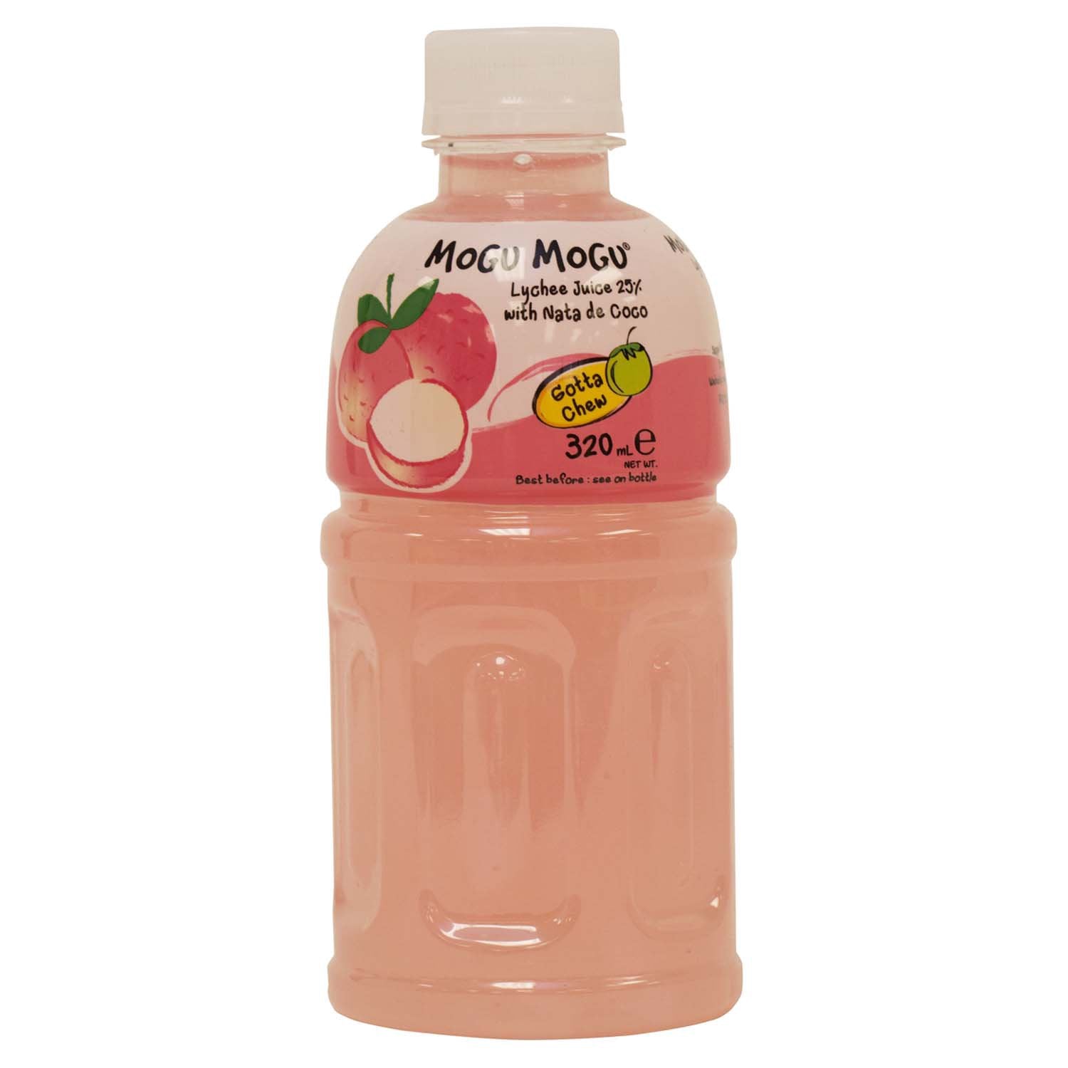 MOGU BEBIDA SABOR LYCHEE CON NATA DE COCO 320ml