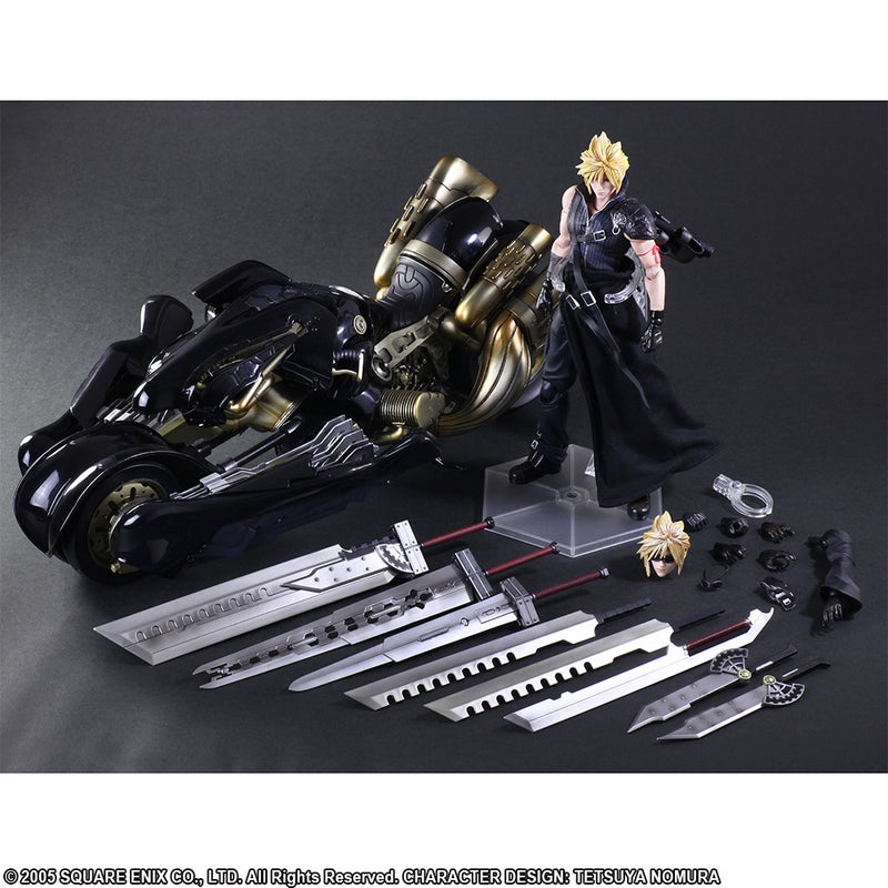 FINAL FANTASY VII ADVENT CHILDREN PLAY ARTS KAI - Cloud Strife & Fenrir