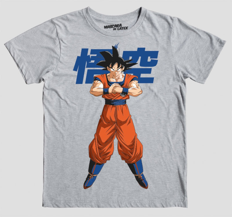 Hombre Goku El Super Guerrero Gris