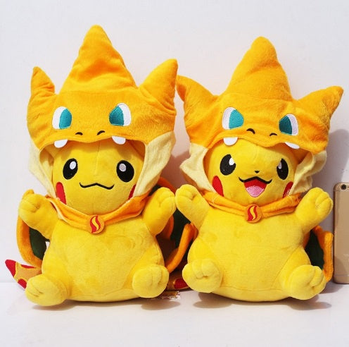 Peluche Pokemon Pikachu Charizard Chico