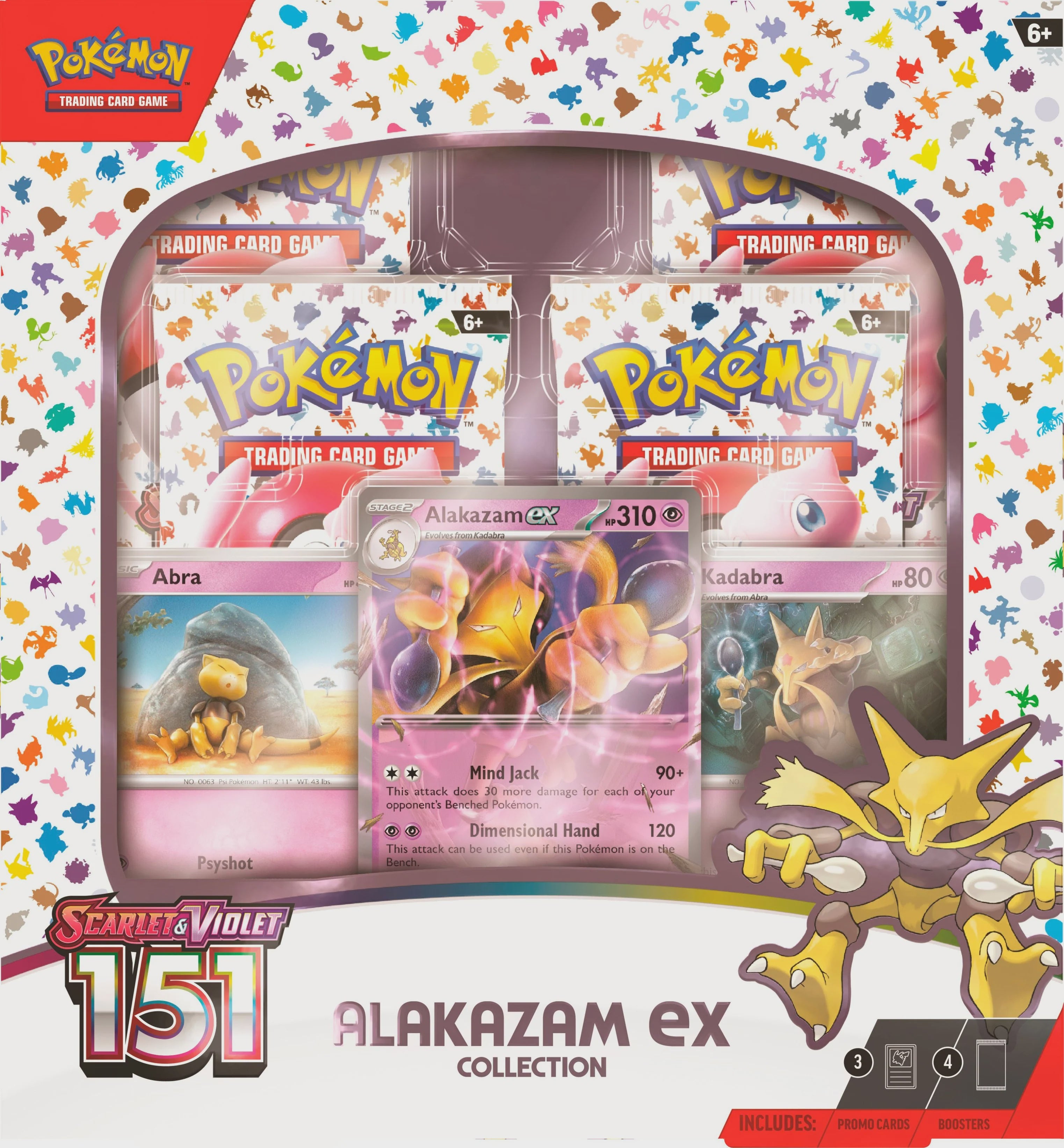 Pokemon TCG: Scarlet & Violet 151- Alakazam ex Collection Box