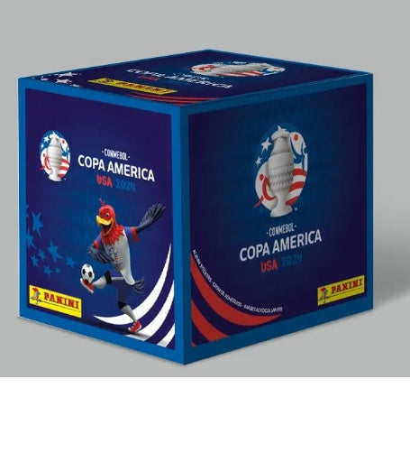 CAJA CON 50 SOBRES DE ESTAMPAS COPA AMERICA 2024