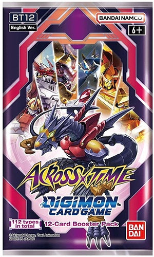 DigimonCard Game- Across X Time Booster (Inglés)