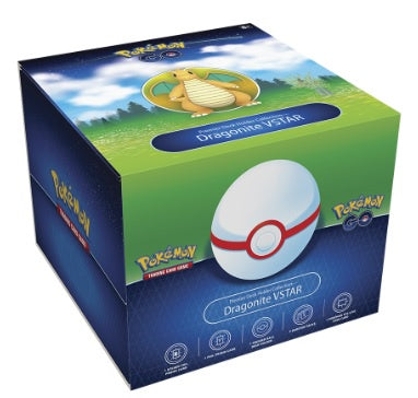 POKEMON GO PREMIER DECK HOLDER BOX DRAGONITE VSTAR ESPANOL