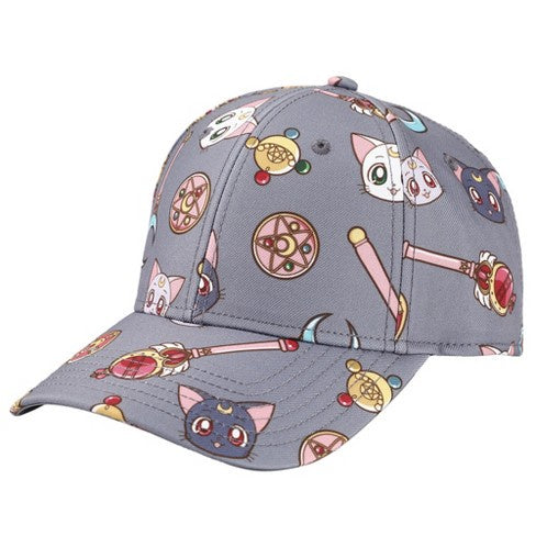 Sailor Moon Luna and Artemis Snapback Hat