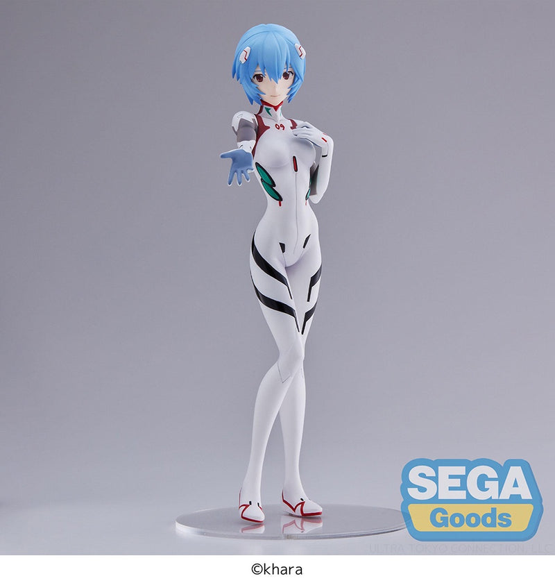 Rebuild of Evangelion Rei Ayanami Hand Over/Momentary White Version Super Premium Statue