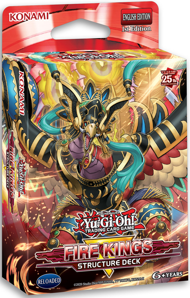 YU GI OH TCG FIRE KING STRUCTURE DECK INGLES